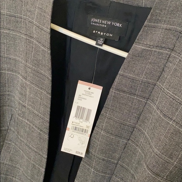 Jones New York Blazer - Gray - Picture 2 of 6
